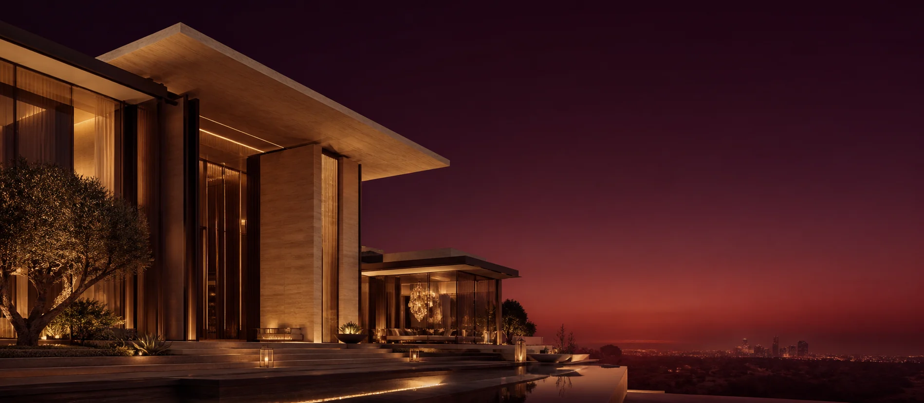 مشهد معماري فاخر يمثل رؤية إبداع العالمية